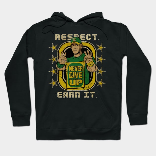 John Cena Respect Hoodie by aryaquoteart88